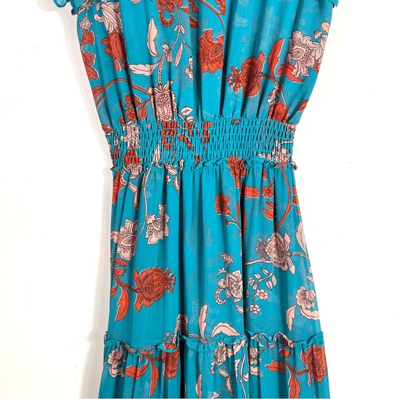 MISA Los Angeles Floral Sleeveless Maxi Dress Medium - Picture 9 of 13